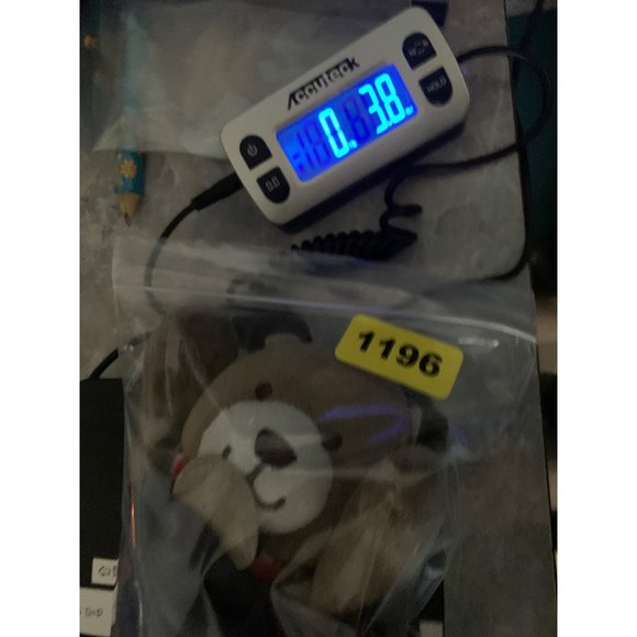 Carters Child Of Mine 2013 My First Bear Brown Blue Lovie Security Blanket Minky - Picture 7 of 7